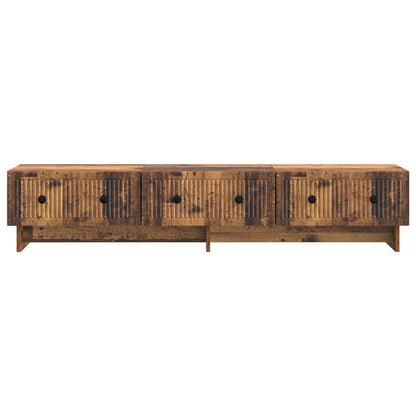 TV-skap med skuff Gammelt tre 147 x 34,5 x 30 cm Konstruert tre