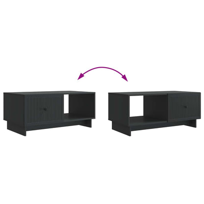 Kaffebord Svart 90 x 50 x 40 cm Konstruert tre