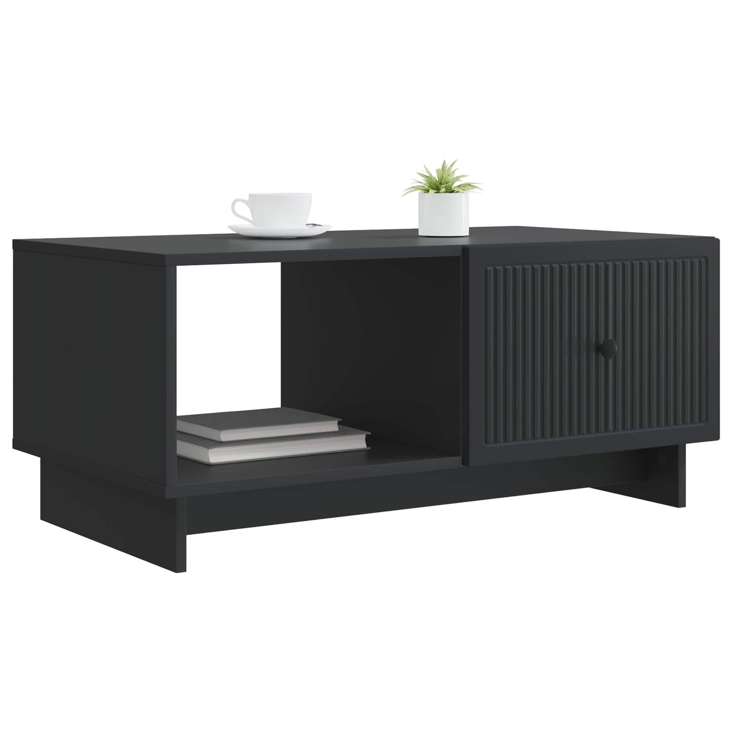 Kaffebord Svart 90 x 50 x 40 cm Konstruert tre