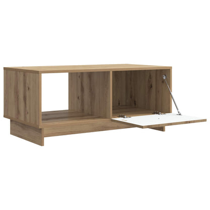 Kaffebord Artisan eik 90 x 50 x 40 cm Konstruert tre
