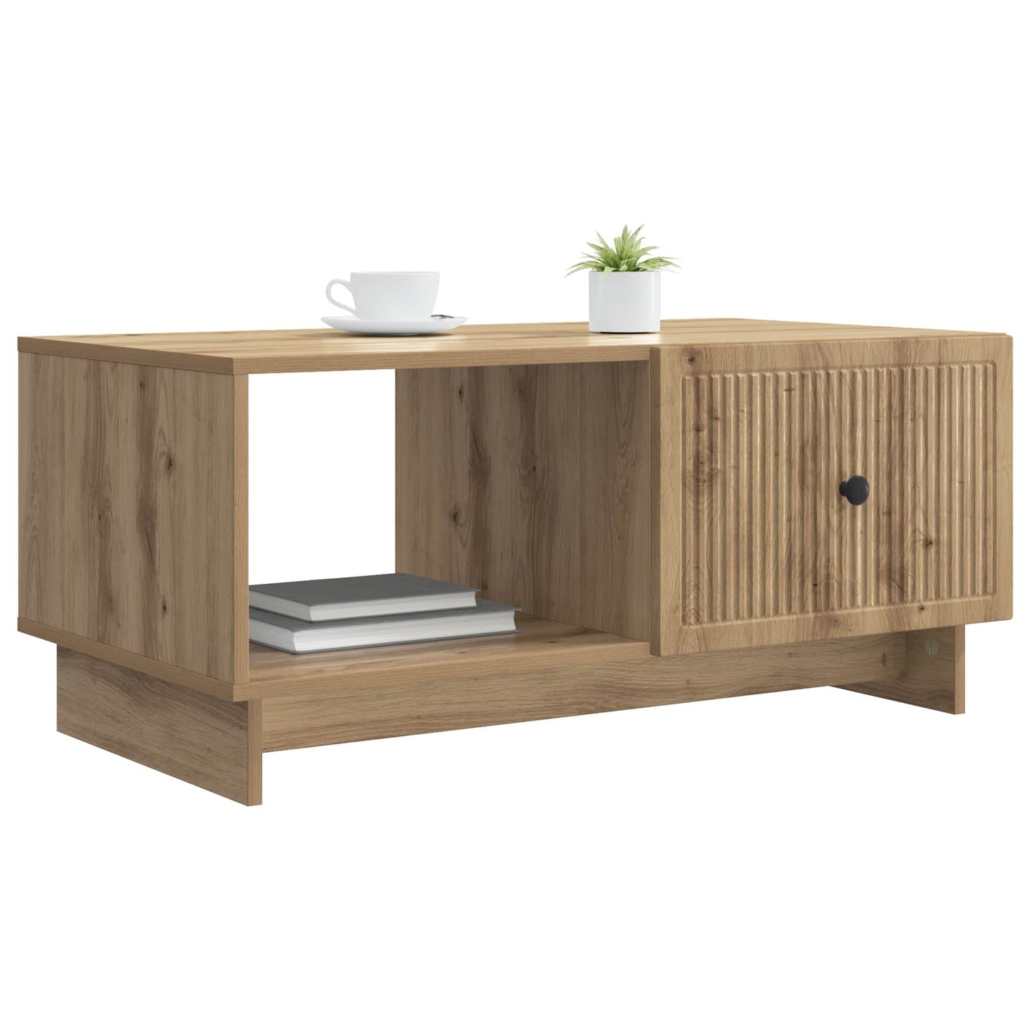 Kaffebord Artisan eik 90 x 50 x 40 cm Konstruert tre