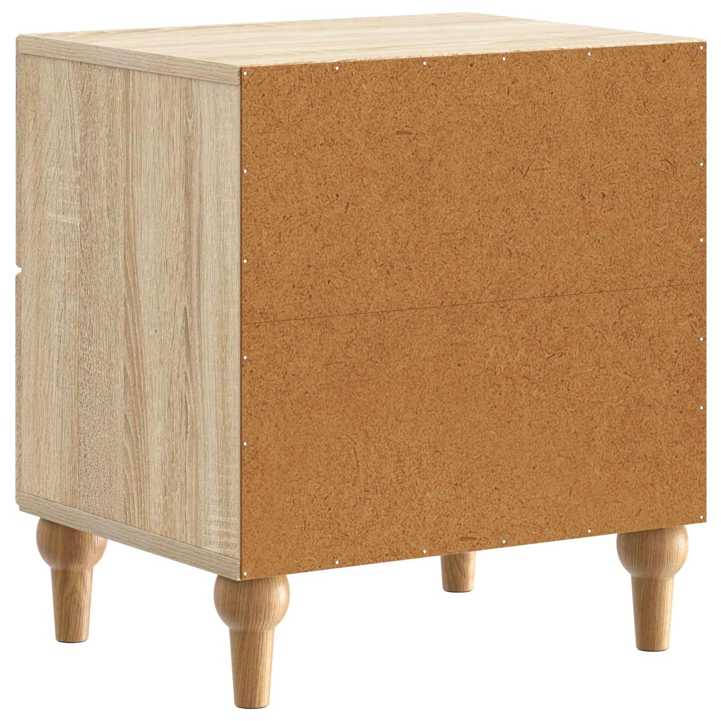 Nattbordskap 2 pcs Sonoma eik 43 x 34,5 x 48 cm Konstruert tre