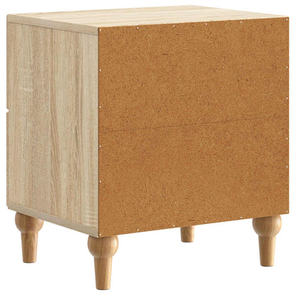 Nattbordskap 2 pcs Sonoma eik 43 x 34,5 x 48 cm Konstruert tre