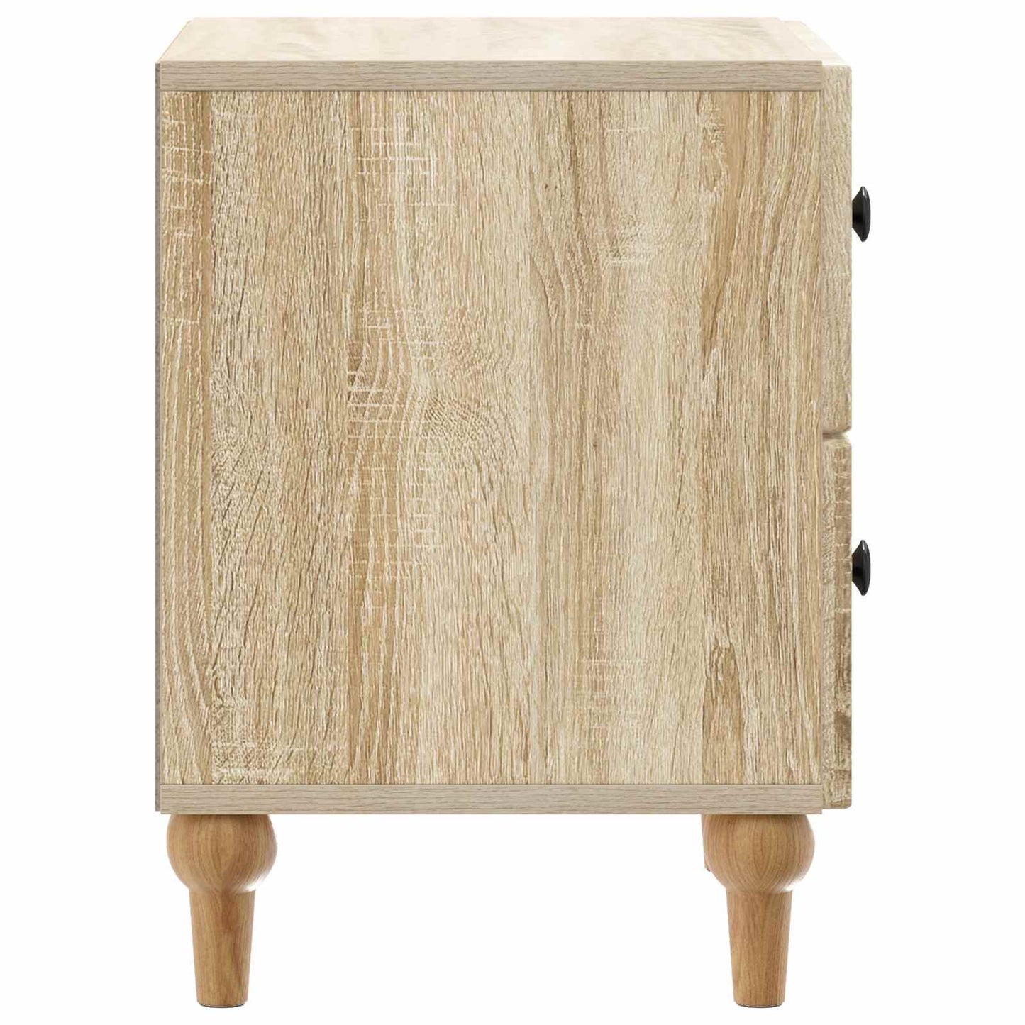 Nattbordskap 2 pcs Sonoma eik 43 x 34,5 x 48 cm Konstruert tre