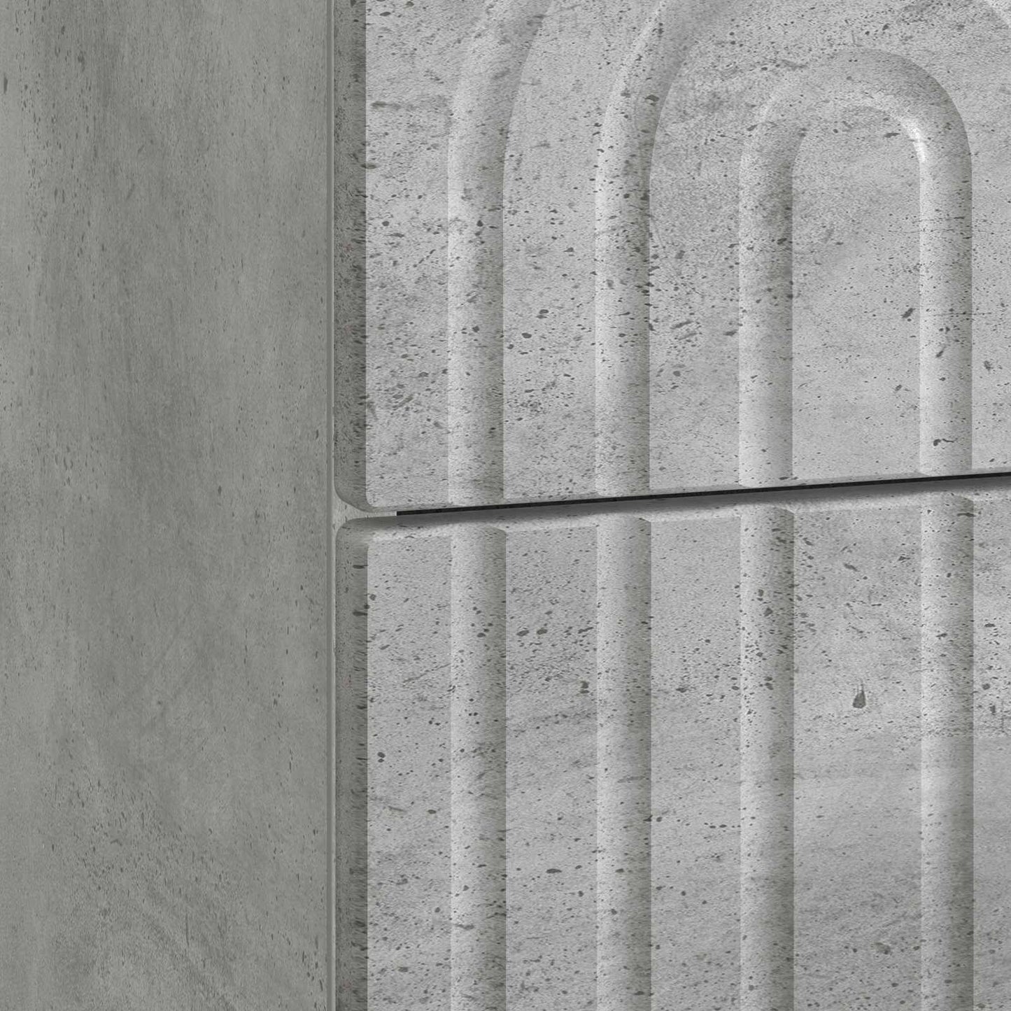 Nattbordskap Betonggrå 43 x 34,5 x 48 cm Konstruert tre