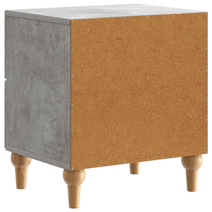 Nattbordskap Betonggrå 43 x 34,5 x 48 cm Konstruert tre