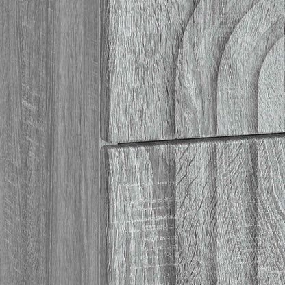 Nattbordskap Grå sonoma 62 x 34,5 x 48 cm Konstruert tre