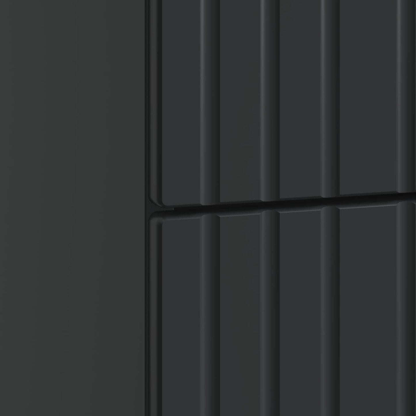 Nattbordskap med skuff Svart 43x 41 x 66,5 cm Konstruert tre