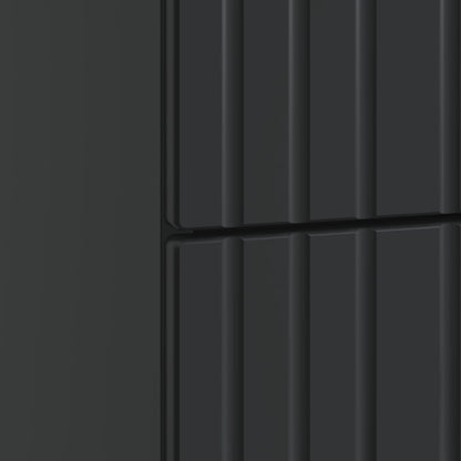 Nattbordskap med skuff Svart 43x 41 x 66,5 cm Konstruert tre