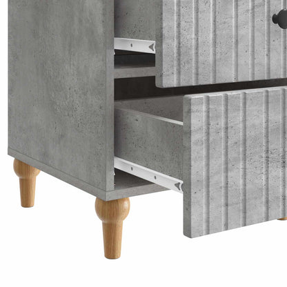 Nattbordskap Betonggrå 43x 41 x 66,5 cm Konstruert tre
