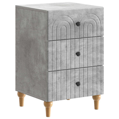 Nattbordskap Betonggrå 43x 41 x 66,5 cm Konstruert tre