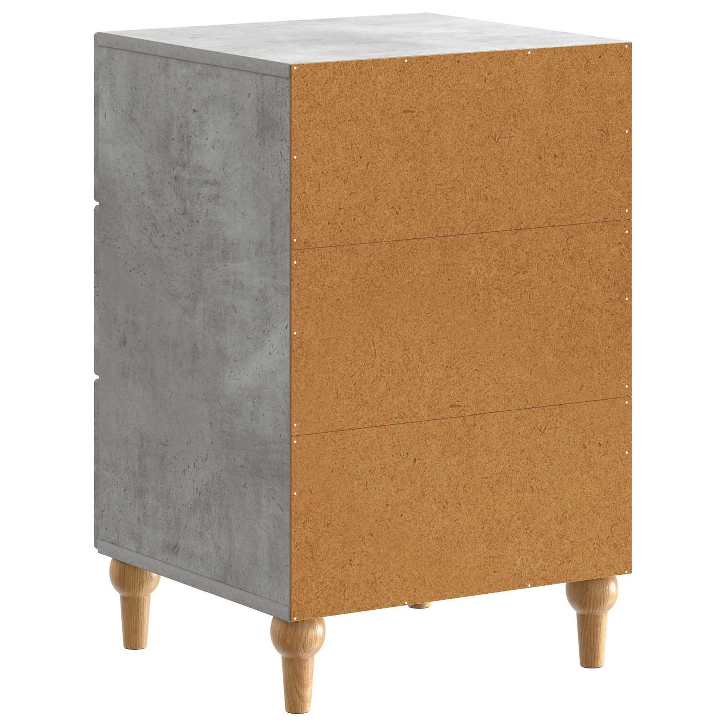 Nattbordskap Betonggrå 43x 41 x 66,5 cm Konstruert tre