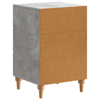 Nattbordskap Betonggrå 43x 41 x 66,5 cm Konstruert tre