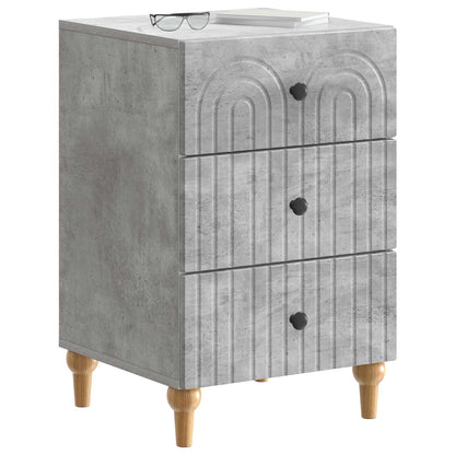 Nattbordskap Betonggrå 43x 41 x 66,5 cm Konstruert tre
