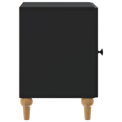 Nattbordskap Svart 43 x 34,5 x 50 cm Konstruert tre