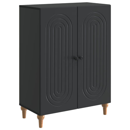 Serviesskap Svart 66 x 34,5 x 90 cm Konstruert tre