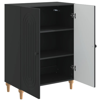 Serviesskap Svart 66 x 34,5 x 90 cm Konstruert tre