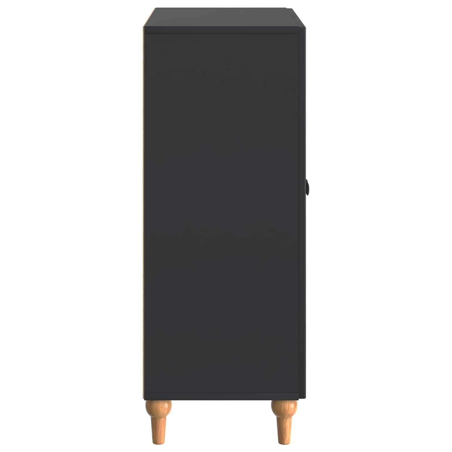 Serviesskap Svart 66 x 34,5 x 90 cm Konstruert tre