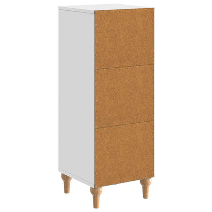 Serviesskap Høgglans hvit 33 x 34,5 x 90 cm Konstruert tre