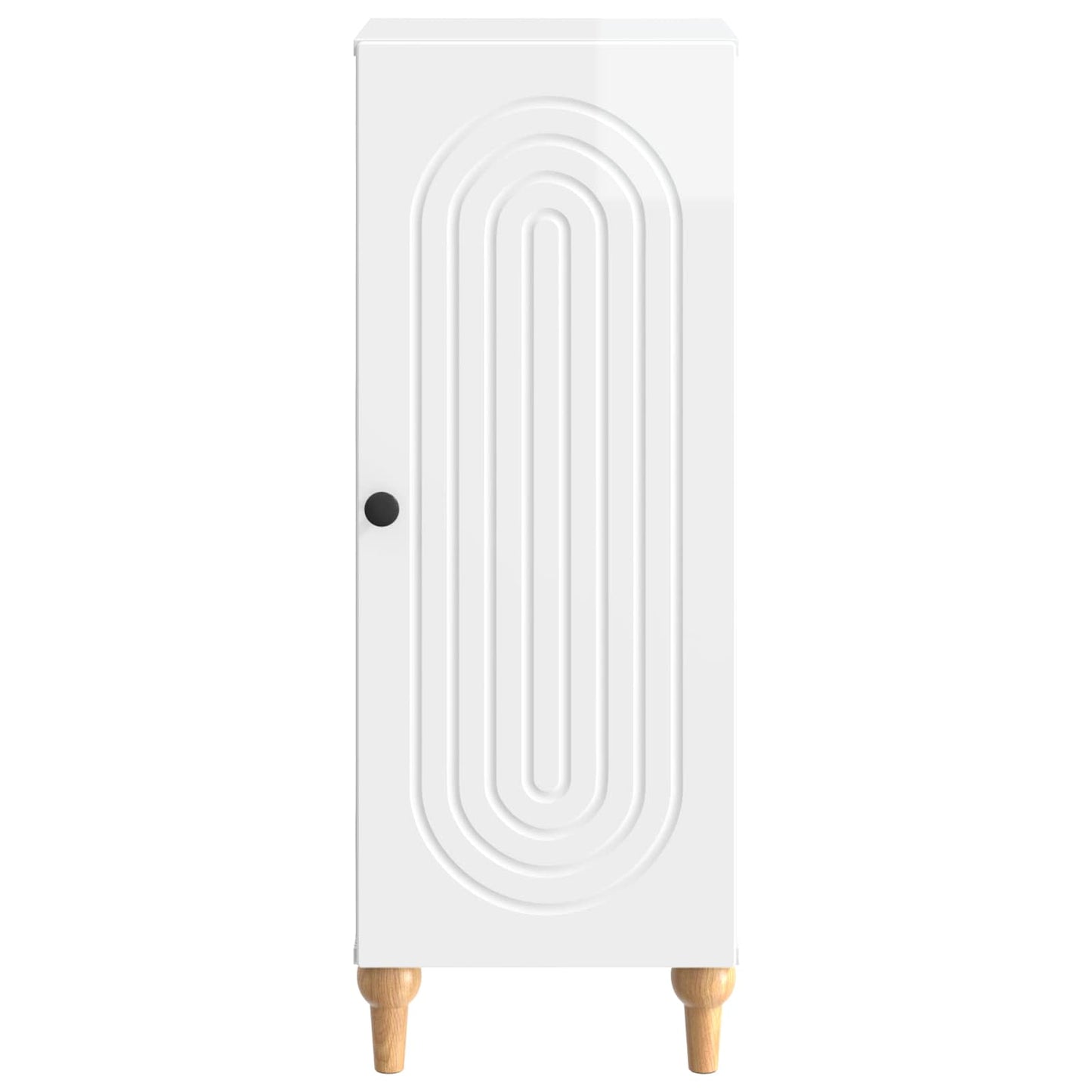 Serviesskap Høgglans hvit 33 x 34,5 x 90 cm Konstruert tre