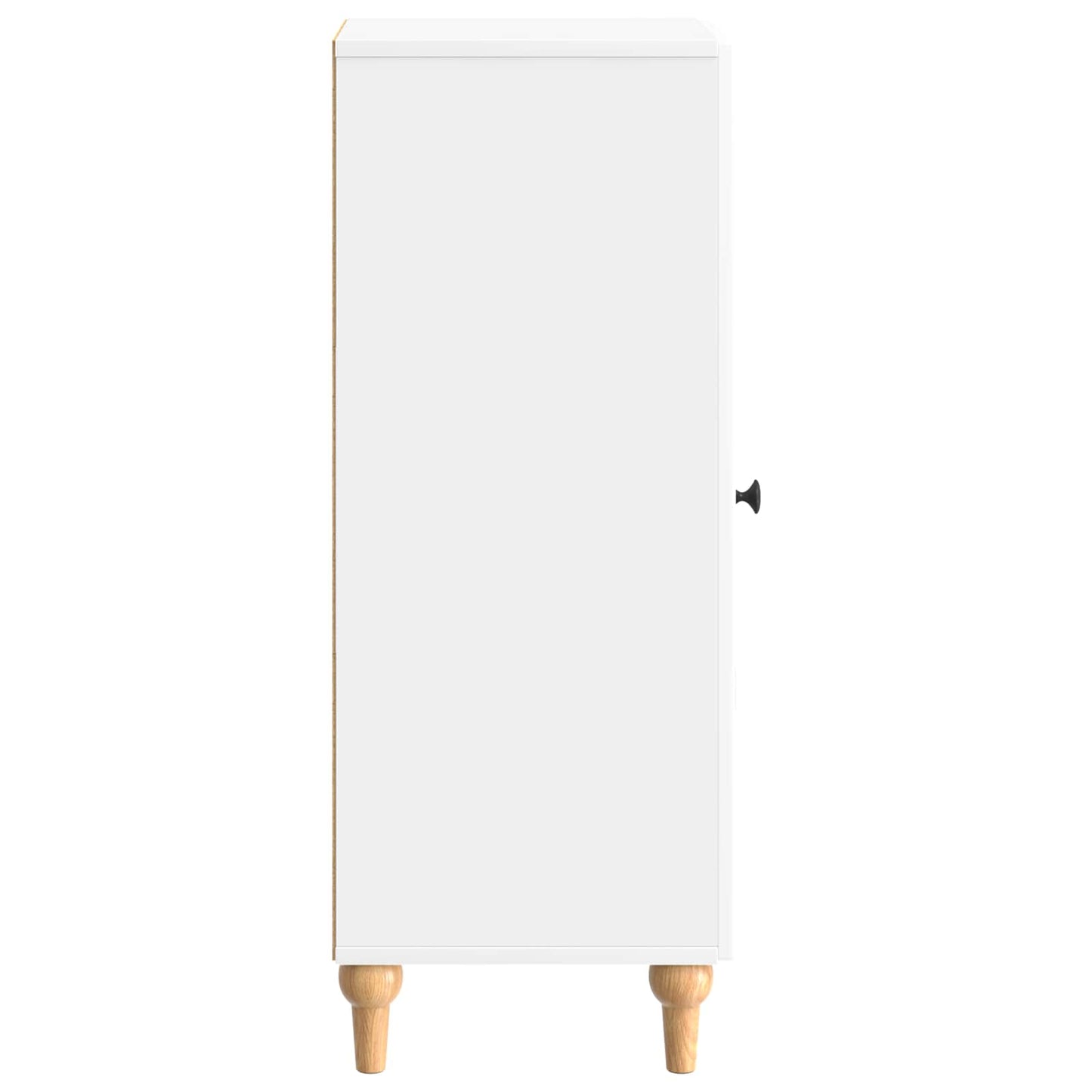 Serviesskap Høgglans hvit 33 x 34,5 x 90 cm Konstruert tre