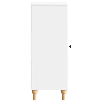 Serviesskap Høgglans hvit 33 x 34,5 x 90 cm Konstruert tre