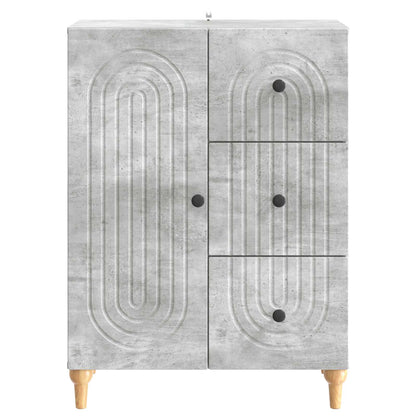 Serviesskap Betonggrå 66 x 34,5 x 90 cm Konstruert tre