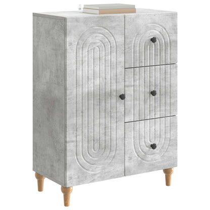 Serviesskap Betonggrå 66 x 34,5 x 90 cm Konstruert tre