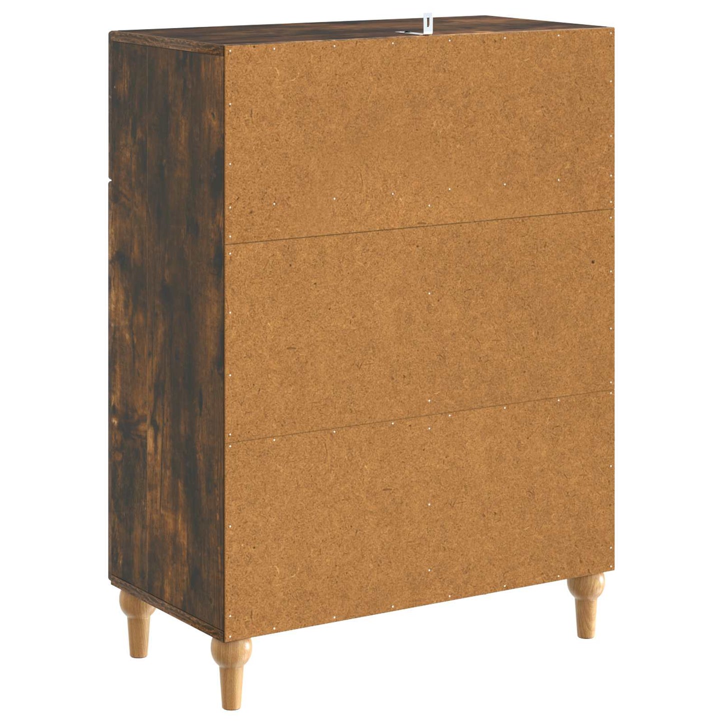 Serviesskap med skuff Røkt Eik 66 x 34,5 x 90 cm Konstruert tre