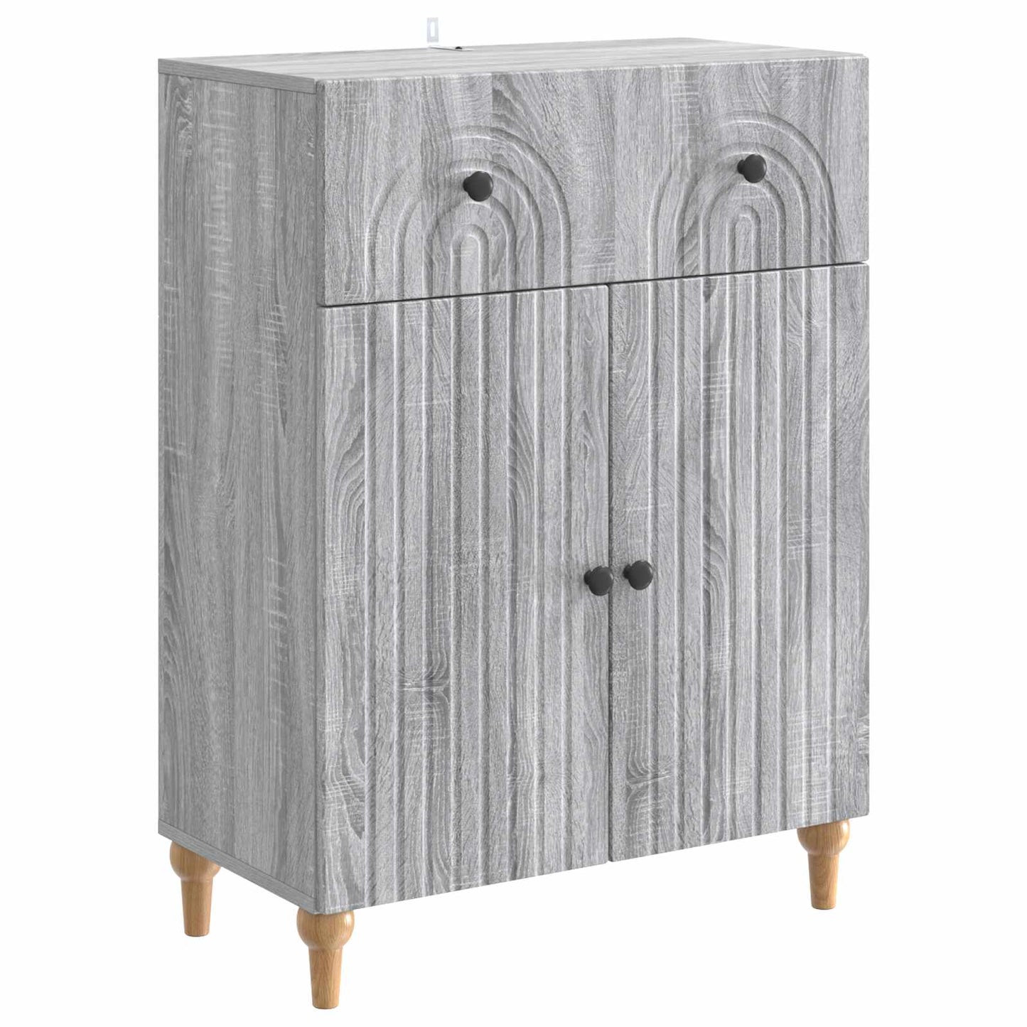 Serviesskap Grå sonoma 66 x 34,5 x 90 cm Konstruert tre