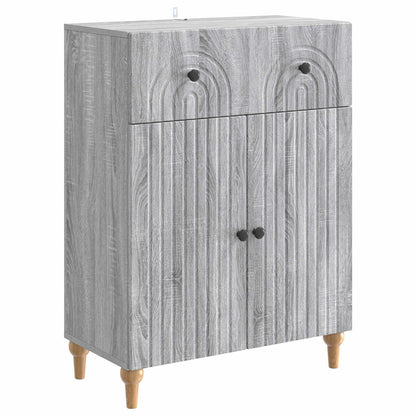 Serviesskap Grå sonoma 66 x 34,5 x 90 cm Konstruert tre