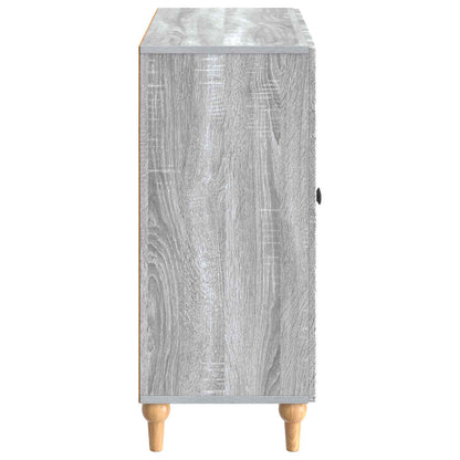 Serviesskap Grå sonoma 89 x 34,5 x 80 cm Konstruert tre