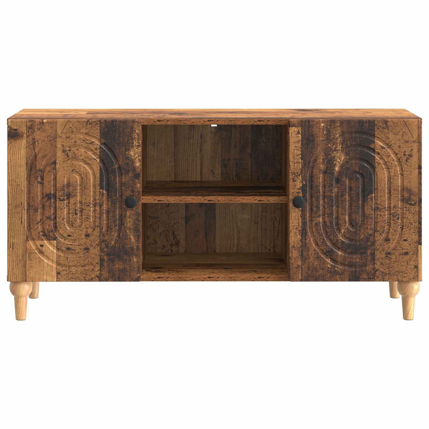 TV-skap Gammelt tre 102 x 34,5 x 50 cm Konstruert tre