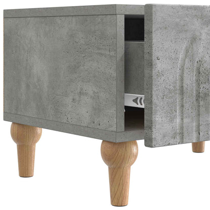 TV-skap med skuff Betonggrå 147 x 34,5 x 30 cm Konstruert tre