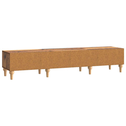 TV-skap med skuff Gammelt tre 147 x 34,5 x 30 cm Konstruert tre