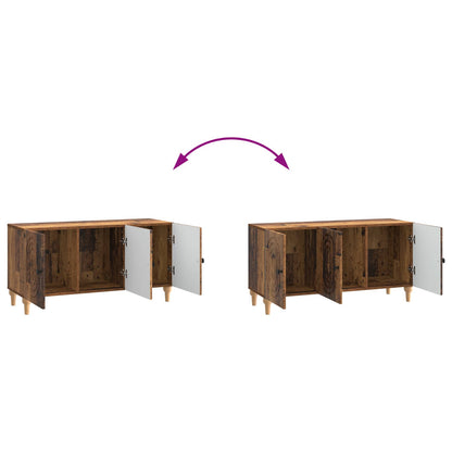 TV-skap Gammelt tre 99 x 34,5 x 50 cm Konstruert tre