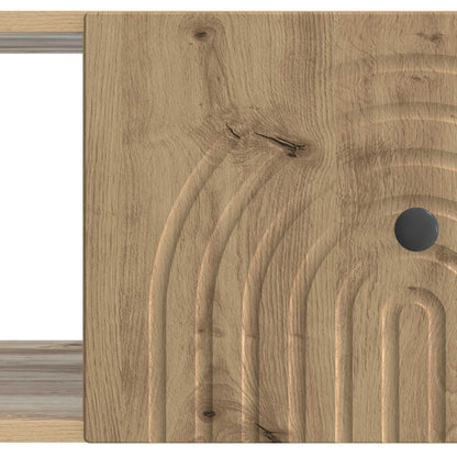 Kaffebord Artisan eik 90 x 50 x 40 cm Konstruert tre