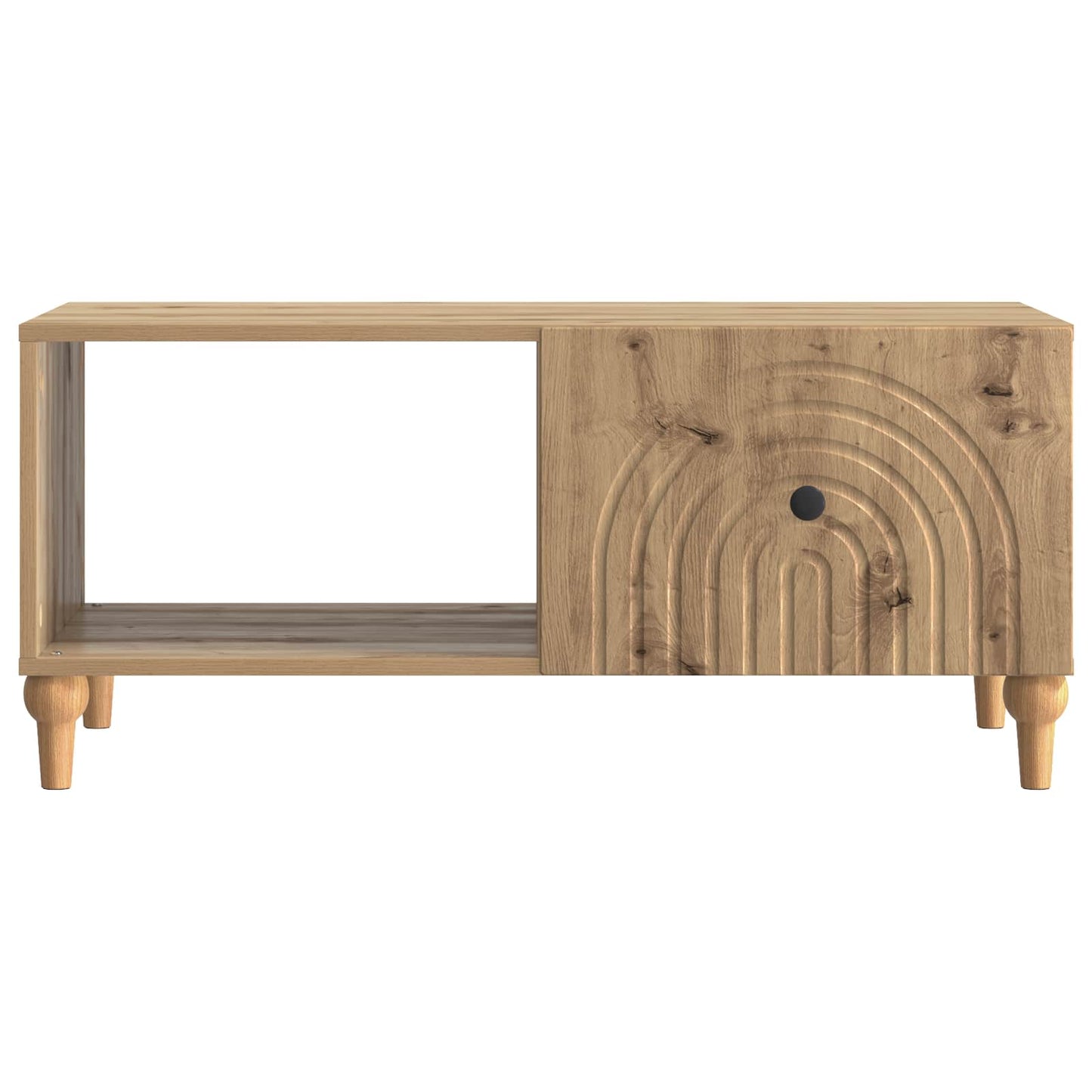 Kaffebord Artisan eik 90 x 50 x 40 cm Konstruert tre
