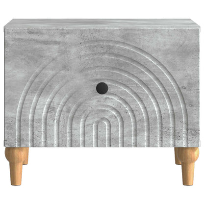 Kaffebord med skuff Betonggrå 49 x 50 x 40 cm Konstruert tre