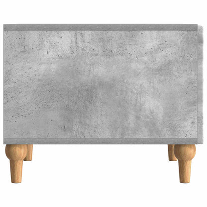 Kaffebord med skuff Betonggrå 49 x 50 x 40 cm Konstruert tre