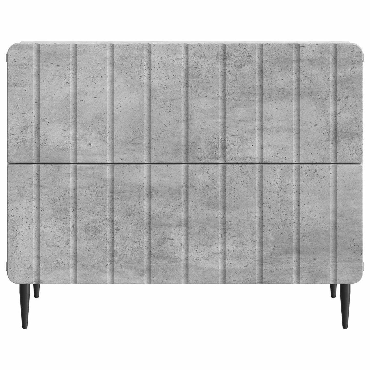 Nattbordskap Betonggrå 62 x 34,5 x 49,5 cm Konstruert tre