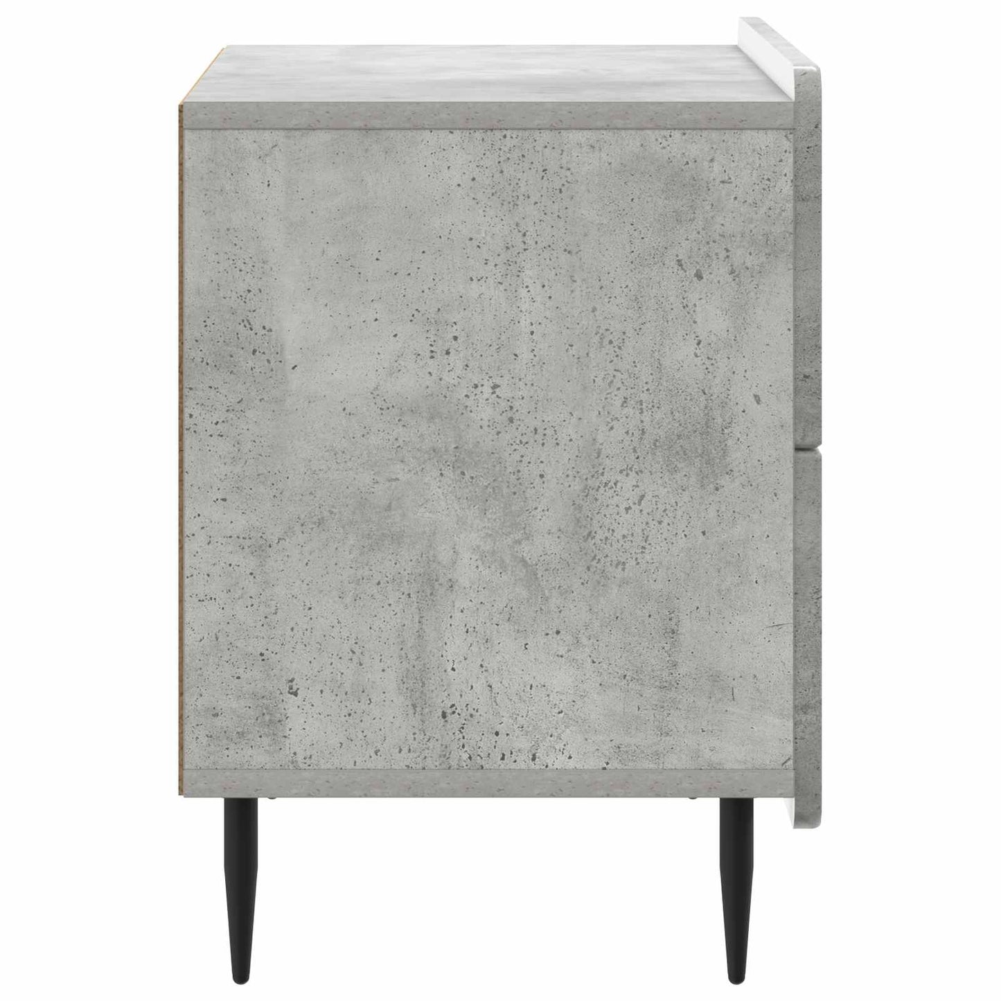 Nattbordskap Betonggrå 62 x 34,5 x 49,5 cm Konstruert tre