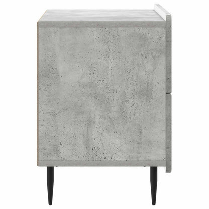 Nattbordskap Betonggrå 62 x 34,5 x 49,5 cm Konstruert tre
