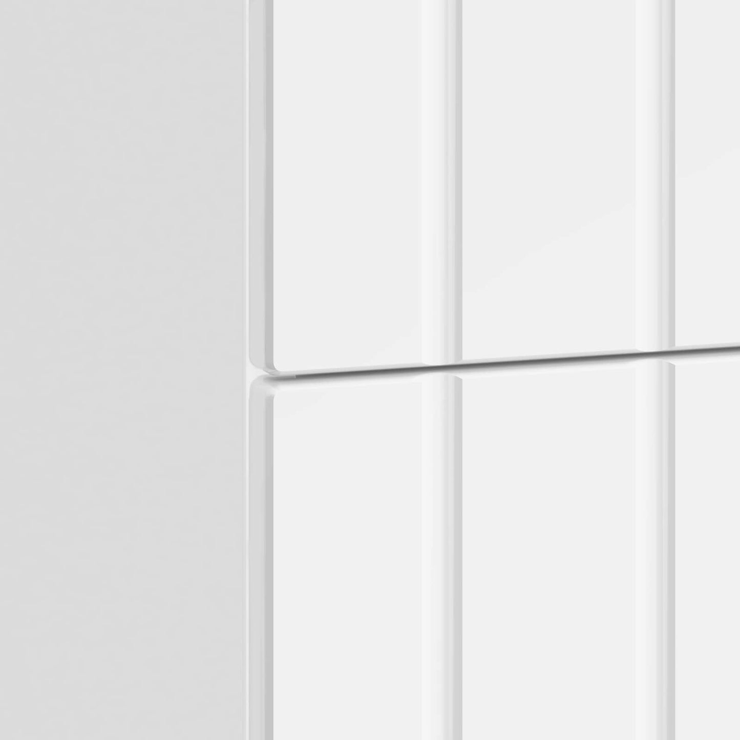 Nattbordskap Høgglans hvit 62 x 34,5 x 49,5 cm Konstruert tre