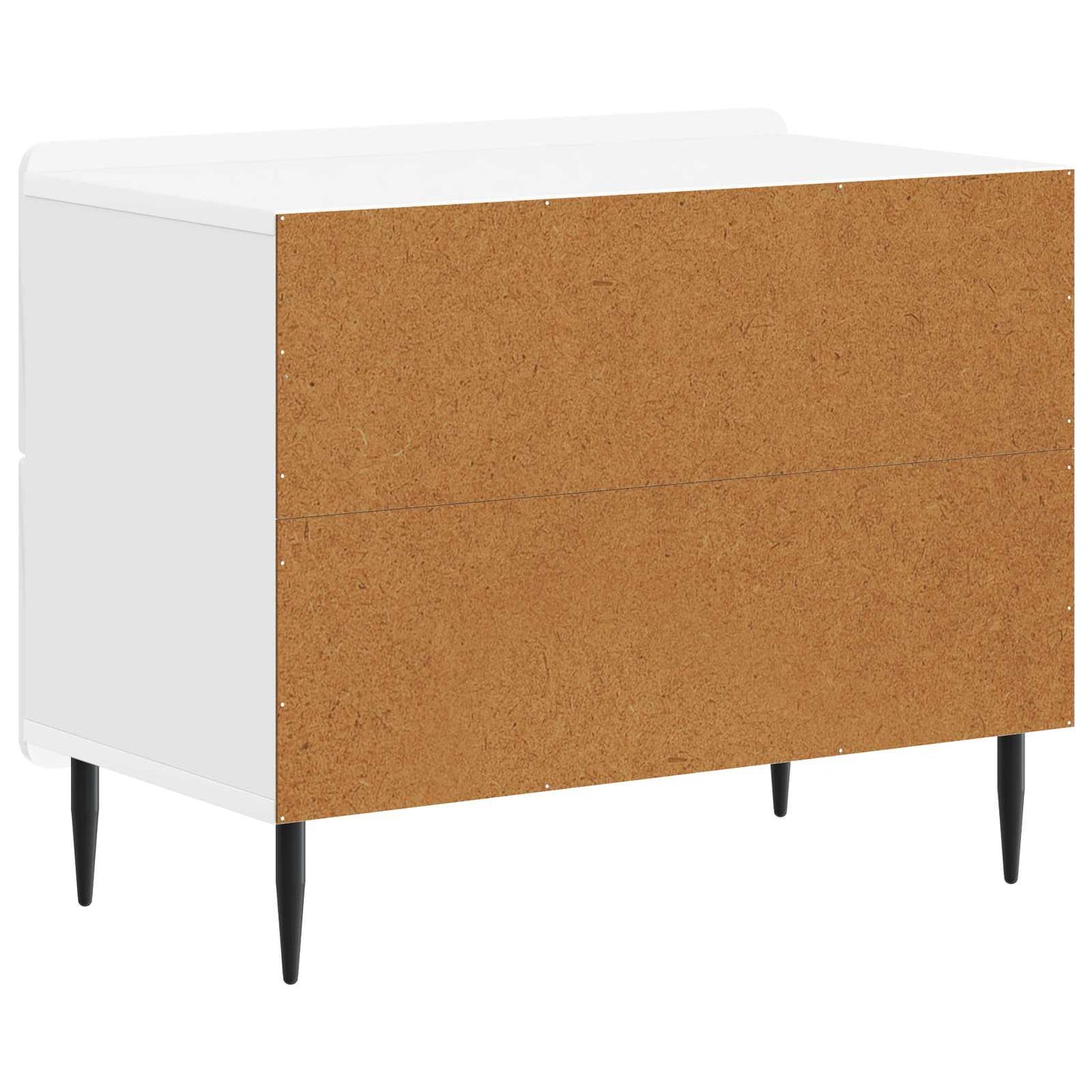 Nattbordskap Høgglans hvit 62 x 34,5 x 49,5 cm Konstruert tre