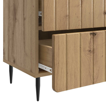 Nattbordskap Artisan eik 62 x 34,5 x 49,5 cm Konstruert tre