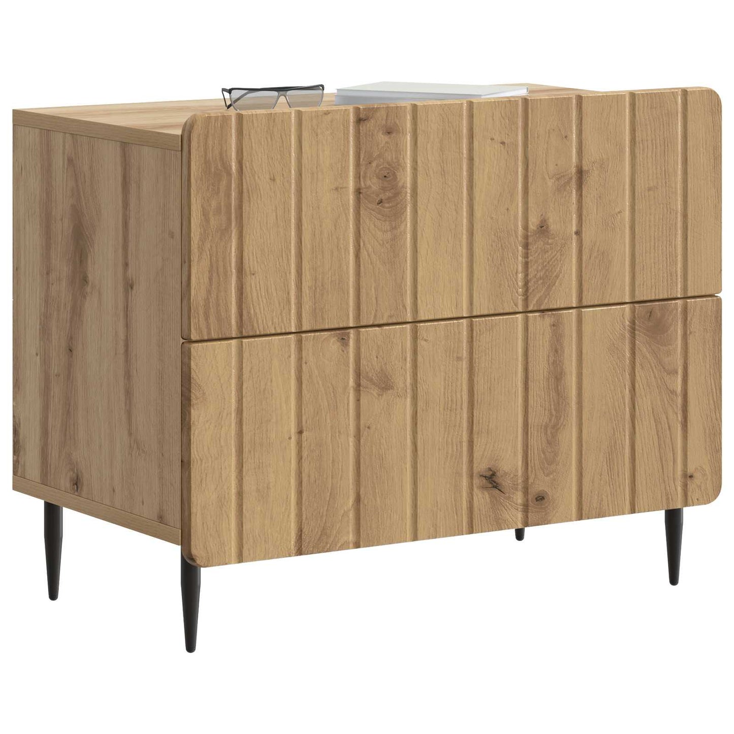 Nattbordskap Artisan eik 62 x 34,5 x 49,5 cm Konstruert tre