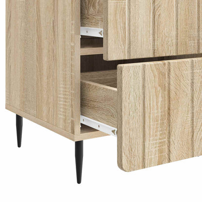 Nattbordskap med skuff Sonoma eik 43x 41 x 68 cm Konstruert tre