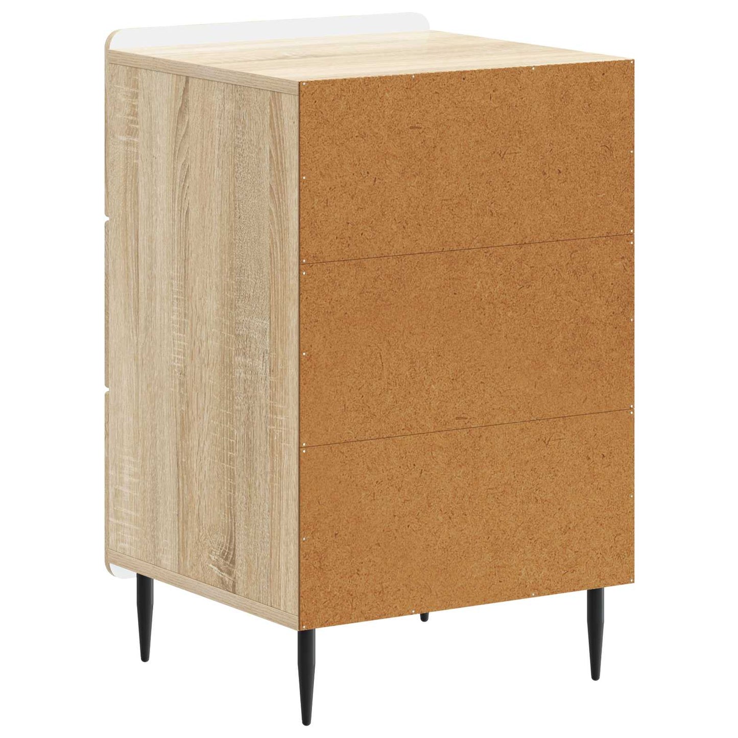 Nattbordskap med skuff Sonoma eik 43x 41 x 68 cm Konstruert tre