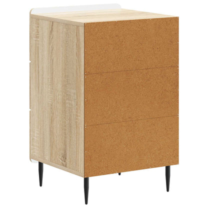 Nattbordskap med skuff Sonoma eik 43x 41 x 68 cm Konstruert tre